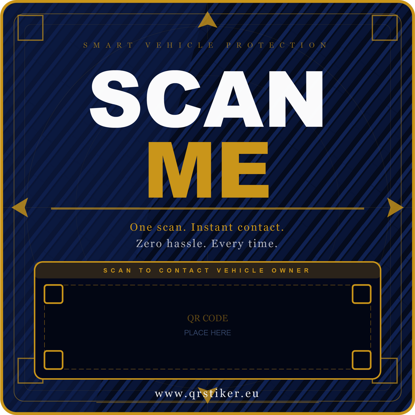 QRStiker — Физически стикер (изпращане с куриер)